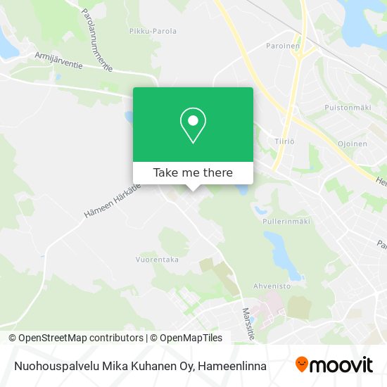 Nuohouspalvelu Mika Kuhanen Oy map