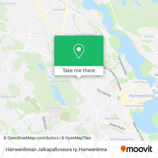 Hämeenlinnan Jalkapalloseura ry map