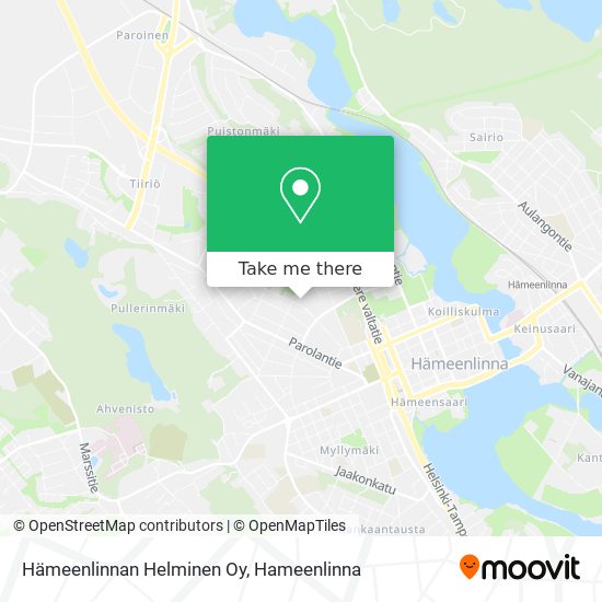 Hämeenlinnan Helminen Oy map