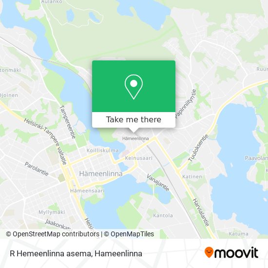 R Hemeenlinna asema map
