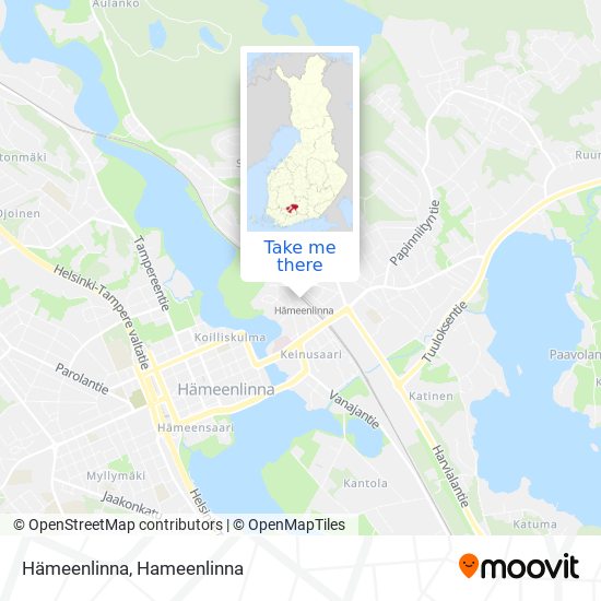 Hämeenlinna map