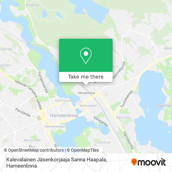 Kalevalainen Jäsenkorjaaja Sanna Haapala map