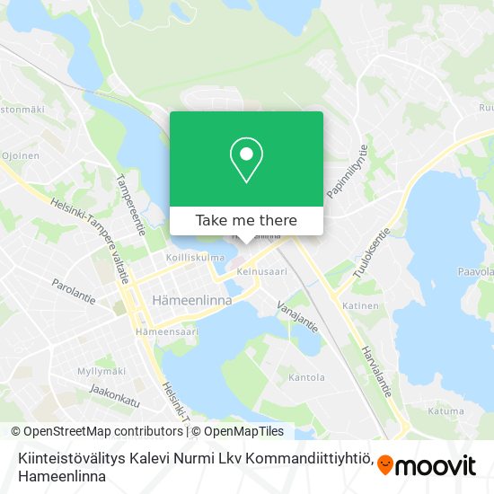 Kiinteistövälitys Kalevi Nurmi Lkv Kommandiittiyhtiö map