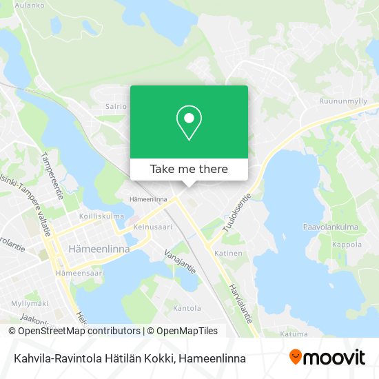 Kahvila-Ravintola Hätilän Kokki map