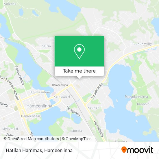 Hätilän Hammas map