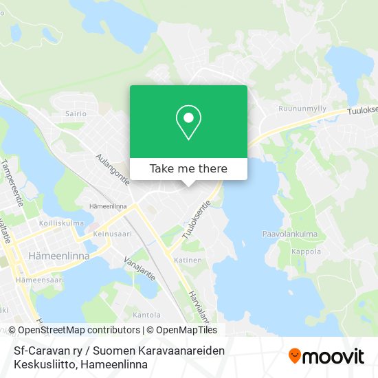 Sf-Caravan ry / Suomen Karavaanareiden Keskusliitto map