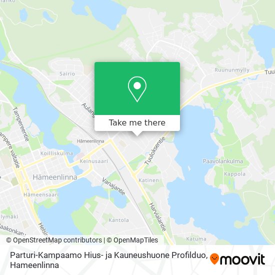 Parturi-Kampaamo Hius- ja Kauneushuone Profilduo map