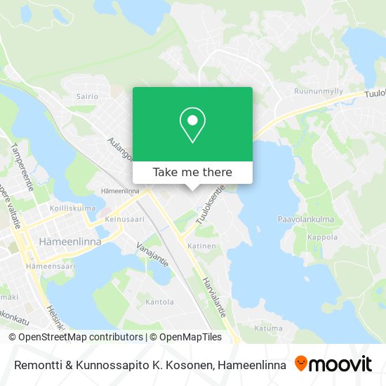 Remontti & Kunnossapito K. Kosonen map