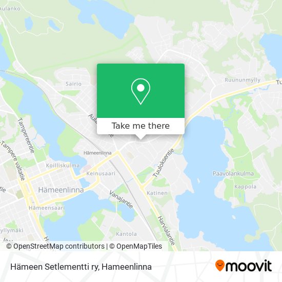 Hämeen Setlementti ry map