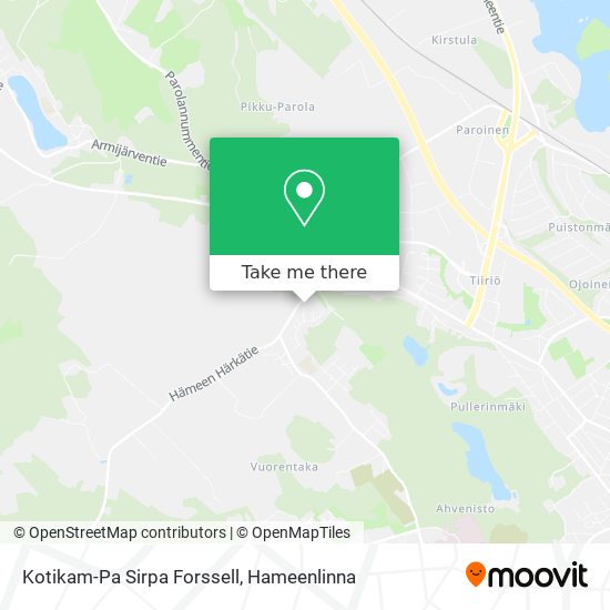 Kotikam-Pa Sirpa Forssell map