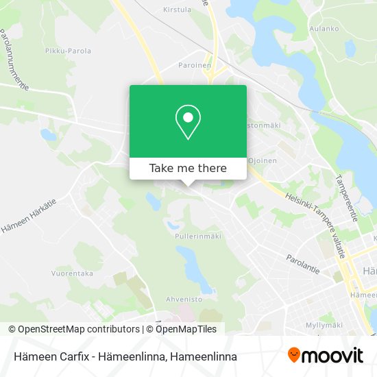 Hämeen Carfix - Hämeenlinna map