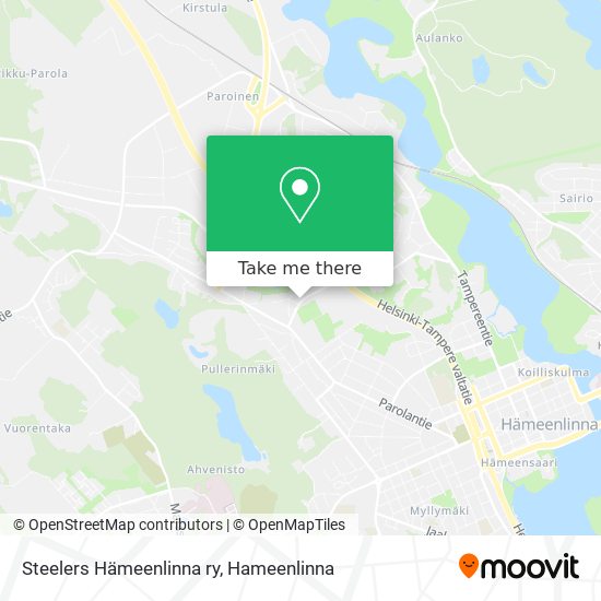 Steelers Hämeenlinna ry map