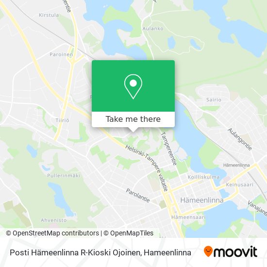 Posti Hämeenlinna R-Kioski Ojoinen map