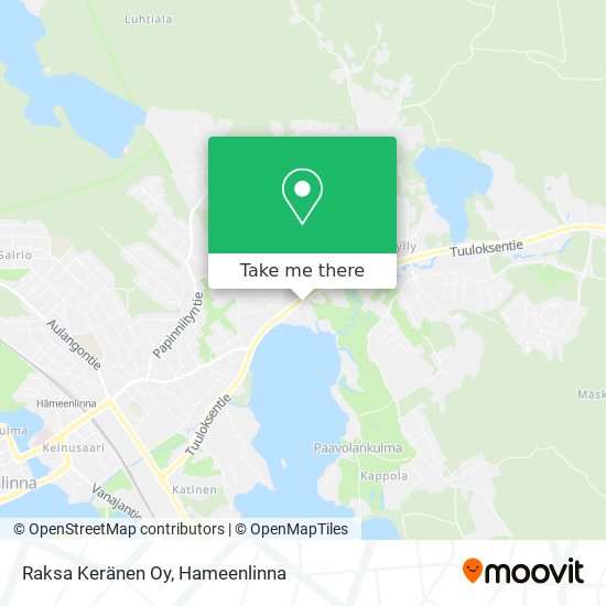 Raksa Keränen Oy map