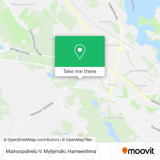 Mainospalvelu V. Myllymäki map
