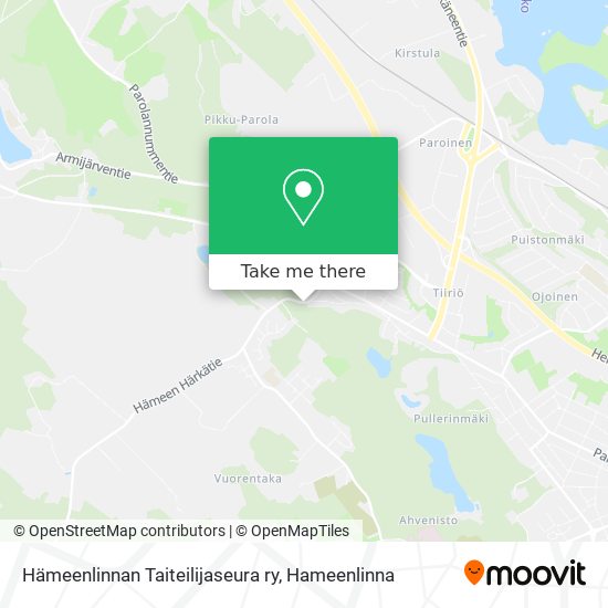 Hämeenlinnan Taiteilijaseura ry map