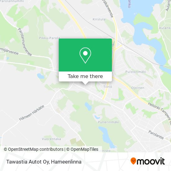 Tawastia Autot Oy map