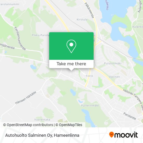 Autohuolto Salminen Oy map