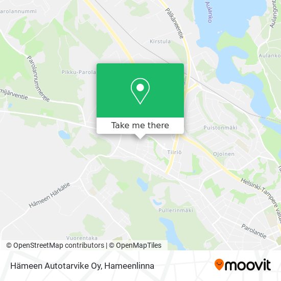 Hämeen Autotarvike Oy map