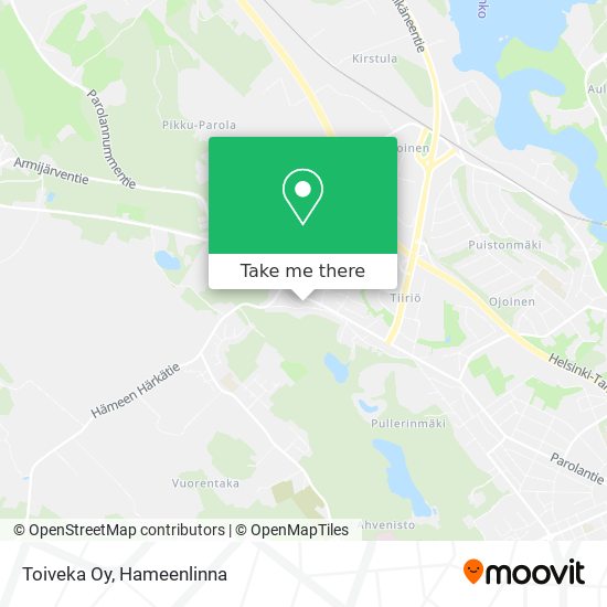 Toiveka Oy map