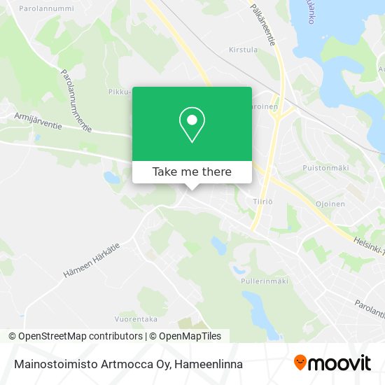 Mainostoimisto Artmocca Oy map