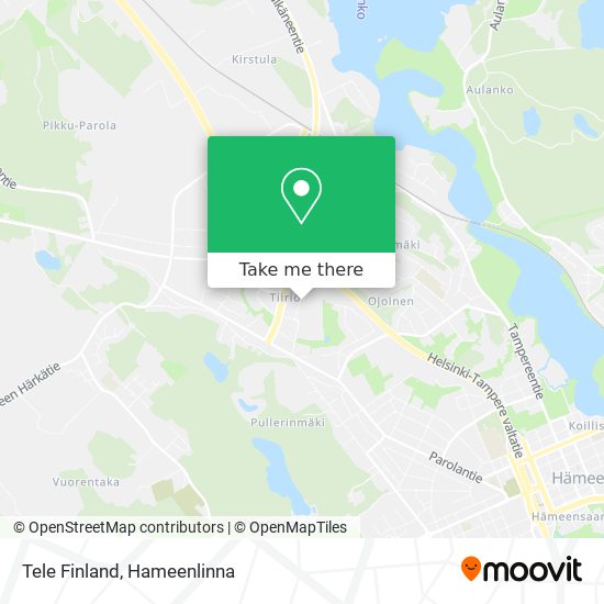 Tele Finland map