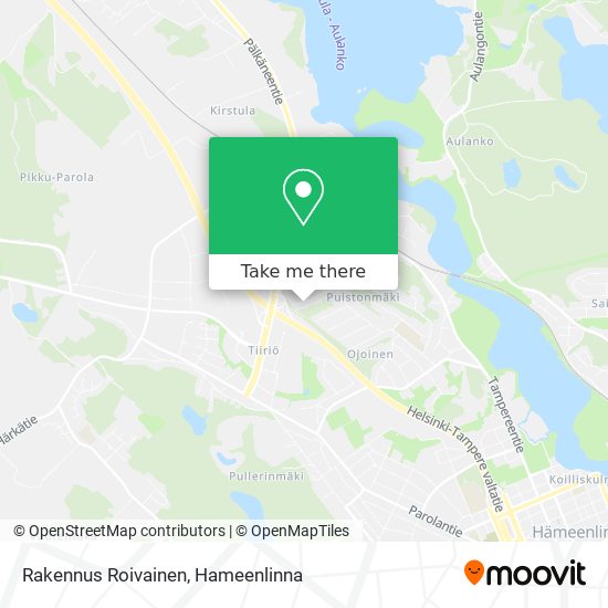 Rakennus Roivainen map