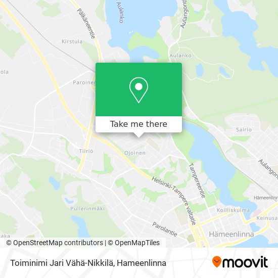 Toiminimi Jari Vähä-Nikkilä map