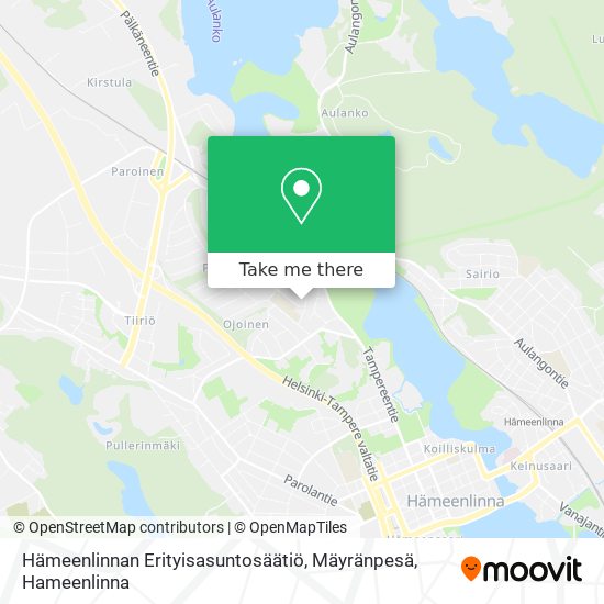 Hämeenlinnan Erityisasuntosäätiö, Mäyränpesä map