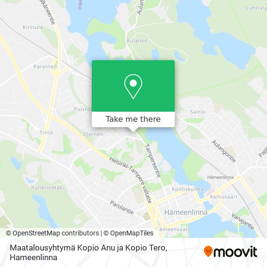 Maatalousyhtymä Kopio Anu ja Kopio Tero map