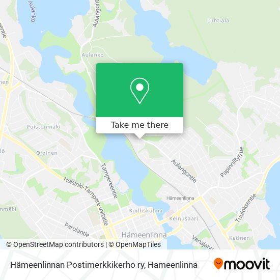 Hämeenlinnan Postimerkkikerho ry map