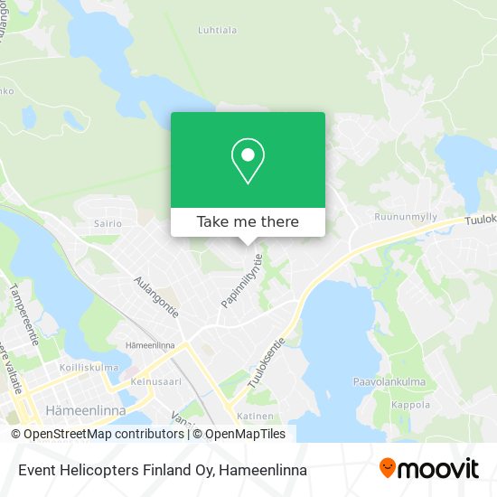 Event Helicopters Finland Oy map