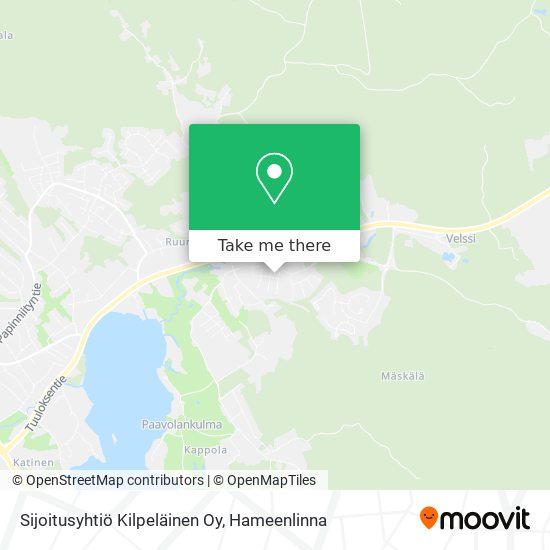 Sijoitusyhtiö Kilpeläinen Oy map
