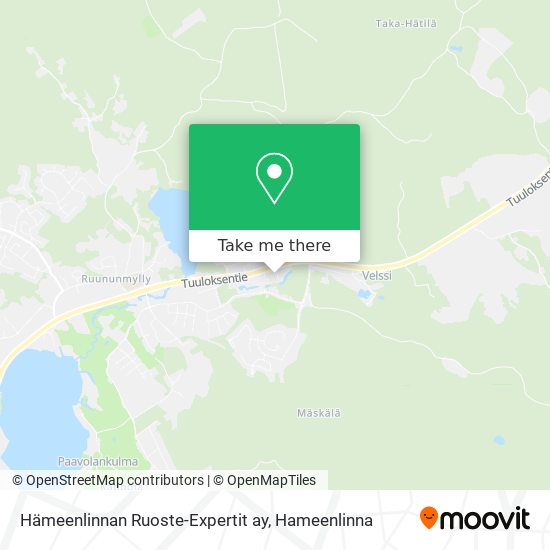 Hämeenlinnan Ruoste-Expertit ay map