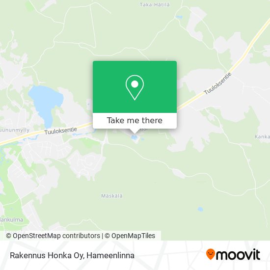 Rakennus Honka Oy map