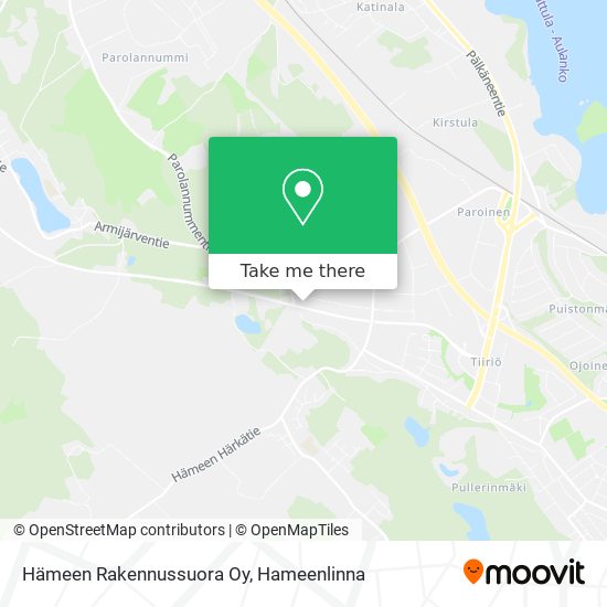 Hämeen Rakennussuora Oy map