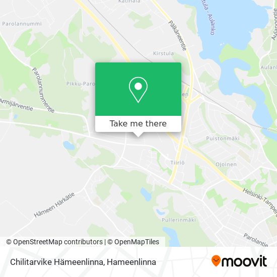 Chilitarvike Hämeenlinna map
