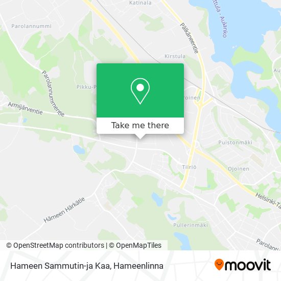 Hameen Sammutin-ja Kaa map