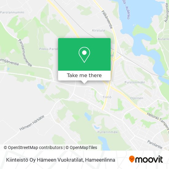 Kiinteistö Oy Hämeen Vuokratilat map