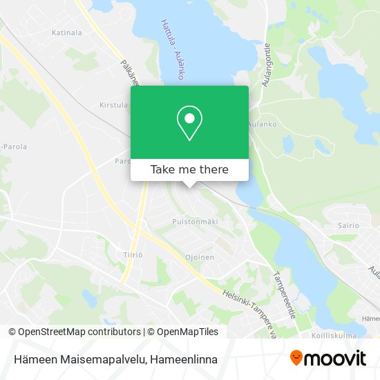 Hämeen Maisemapalvelu map