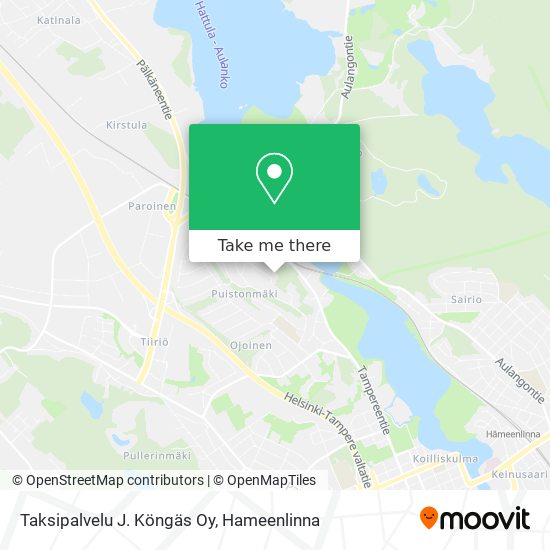 Taksipalvelu J. Köngäs Oy map