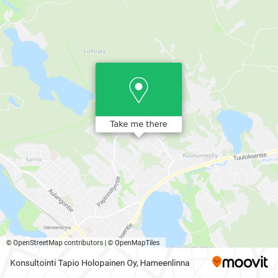 Konsultointi Tapio Holopainen Oy map