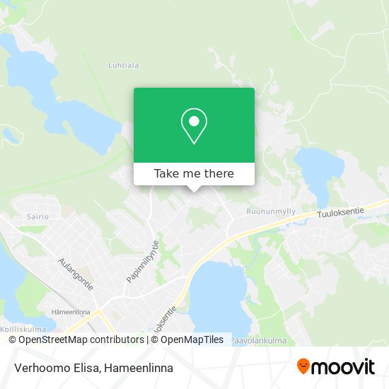 Verhoomo Elisa map
