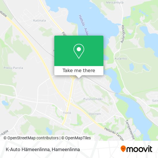K-Auto Hämeenlinna map
