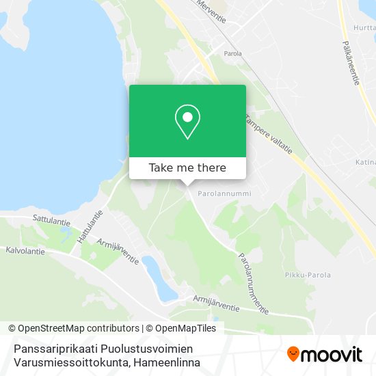 Panssariprikaati Puolustusvoimien Varusmiessoittokunta map