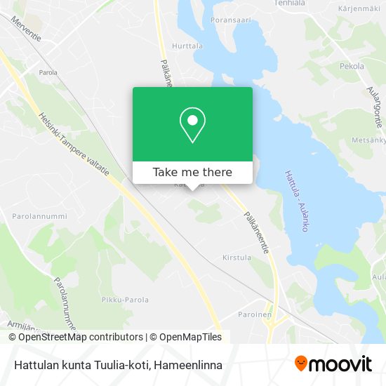 Hattulan kunta Tuulia-koti map