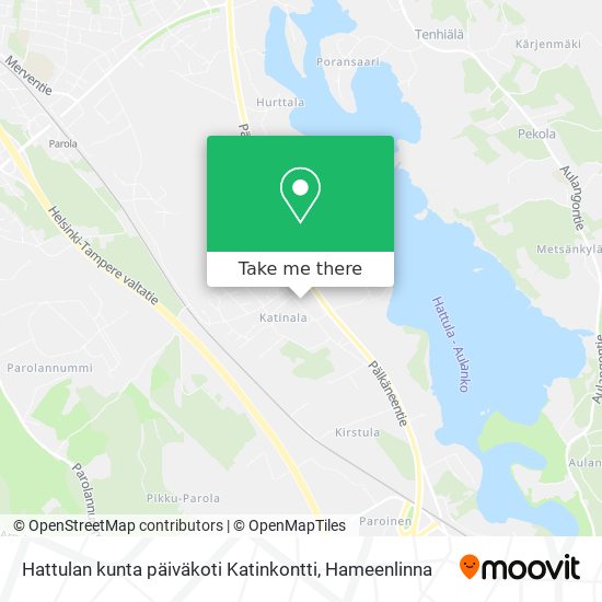 Hattulan kunta päiväkoti Katinkontti map