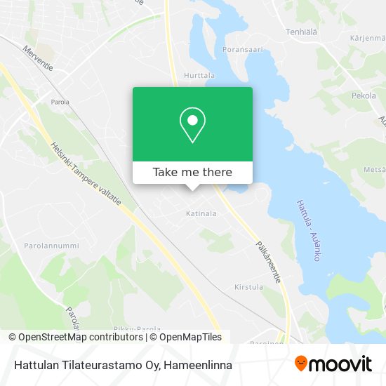 Hattulan Tilateurastamo Oy map