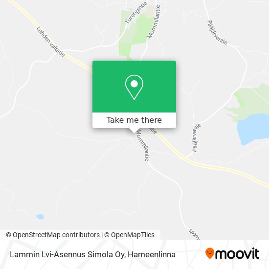 Lammin Lvi-Asennus Simola Oy map