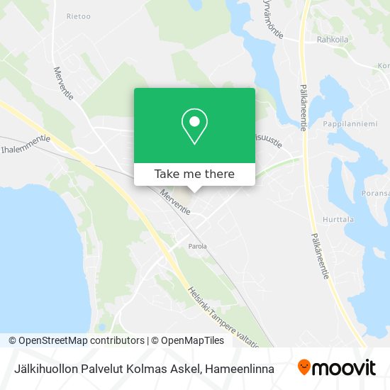 Jälkihuollon Palvelut Kolmas Askel map